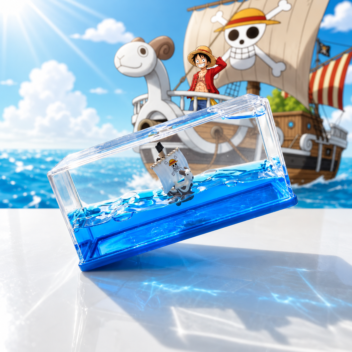One Piece 3D Floating Ship | Barco One Piece 3D